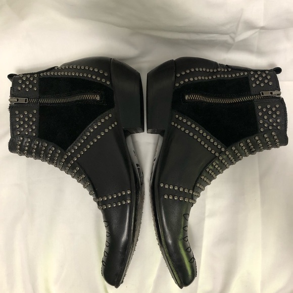 Anine Bing Studded Charlie Boot Size 36/6 Black - Picture 3 of 9